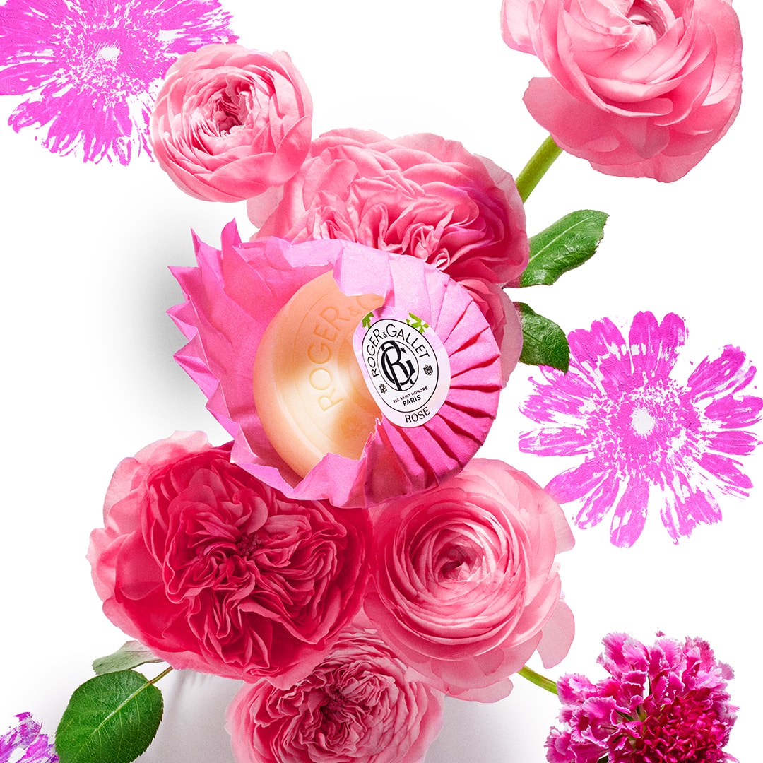 Rose Set di Saponette di Benessere