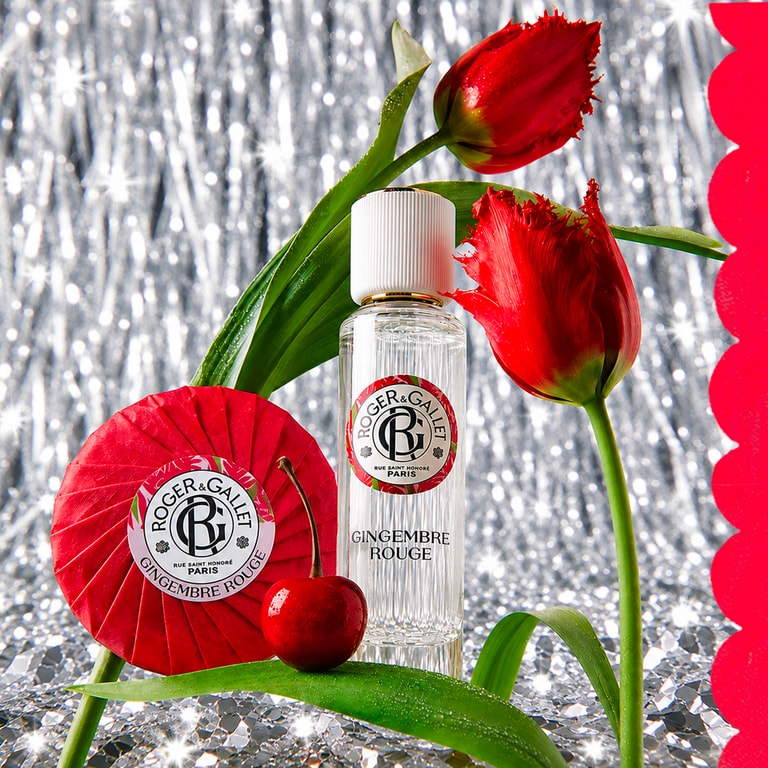 Gingembre Rouge Cofanetto Natale acqua profumata di benessere + saponetta di benessere