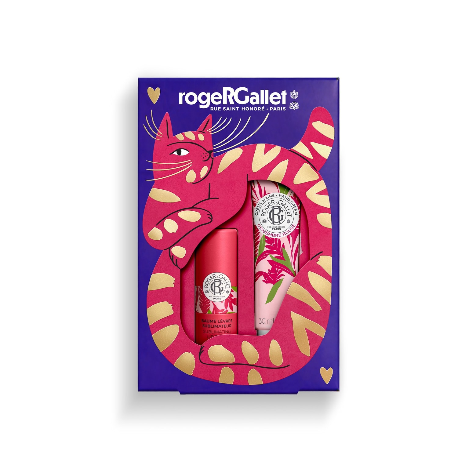 Gingembre Rouge Cofanetto Natale balsamo labbra sublimante + crema mani di benessere